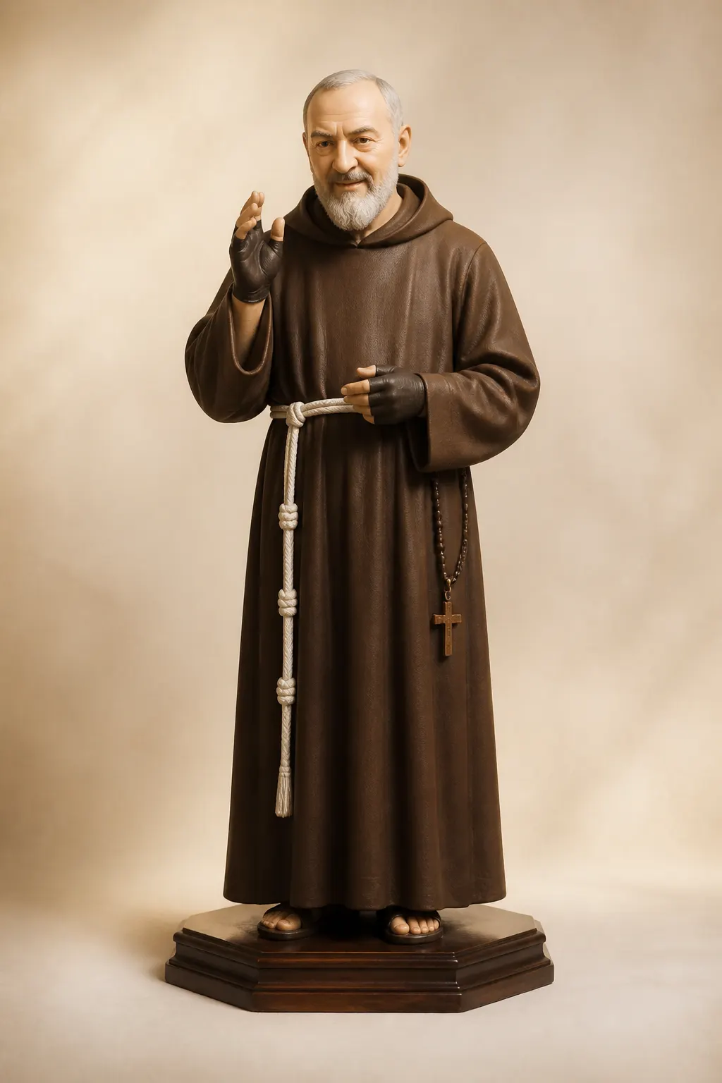 Padre Pio (St. Pio of Pietrelcina) — handmade na rebulto mula sa Paete, Laguna, bentahan sa Pilipinas