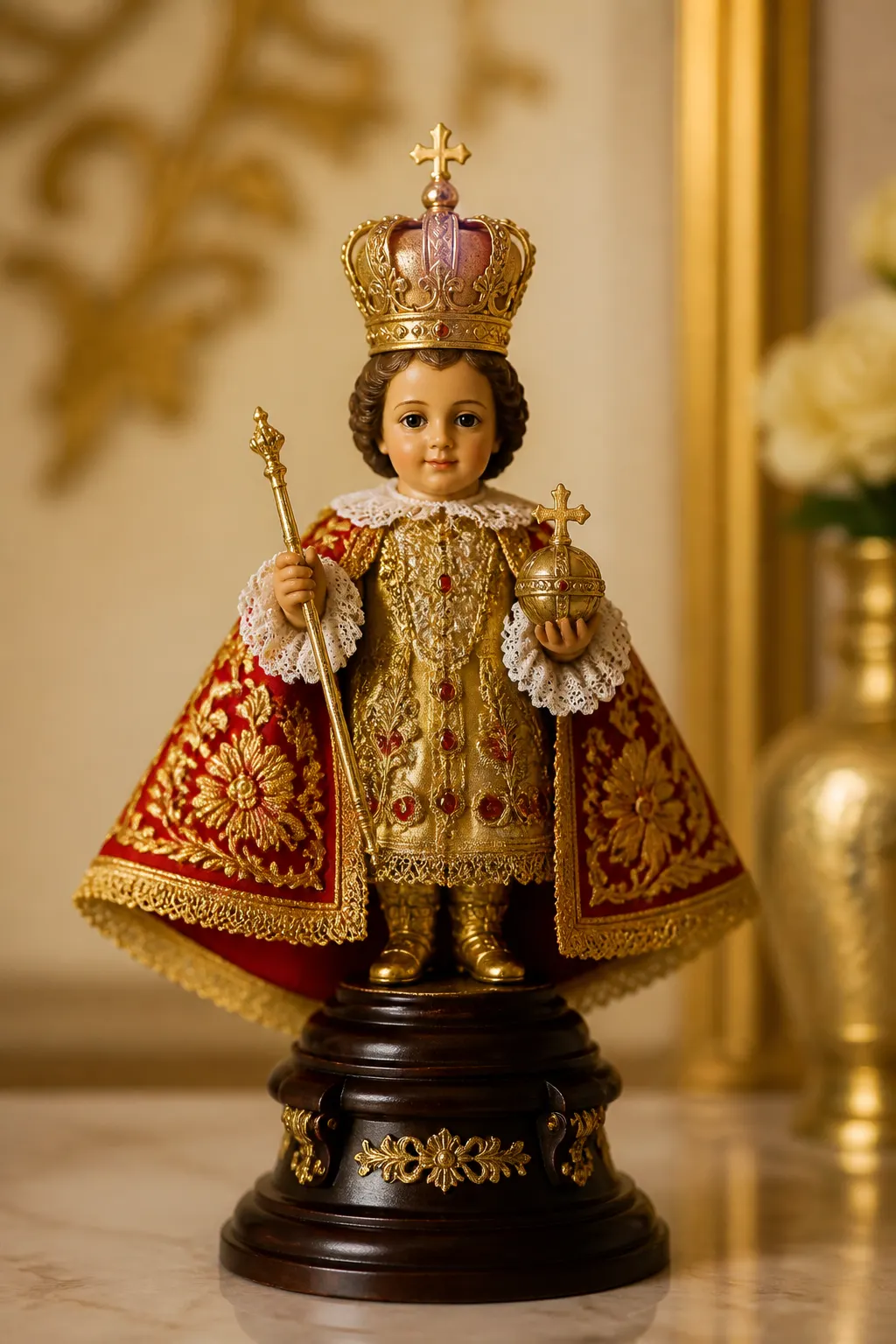 Santo Niño de Cebu (Holy Child of Cebu) — handmade na rebulto mula sa Cebu / Paete finish, bentahan sa Pilipinas
