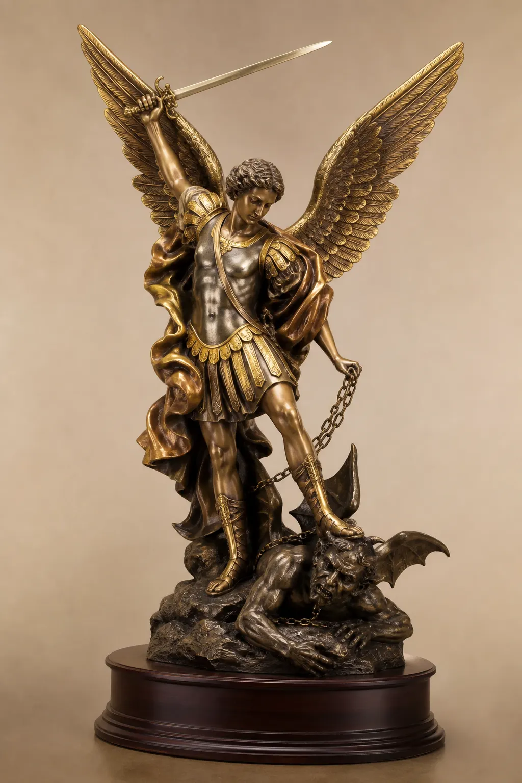 San Miguel Arkanghel (St. Michael the Archangel) — handmade na rebulto mula sa Paete, Laguna, bentahan sa Pilipinas
